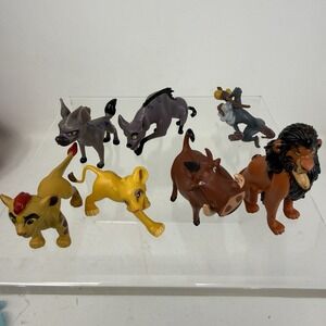 Lot of 7 Disney Lion King Lion Guard Play Figures PVC Toys Cake Toppers Vintage